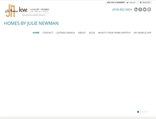 Tablet Screenshot of julienewman.com
